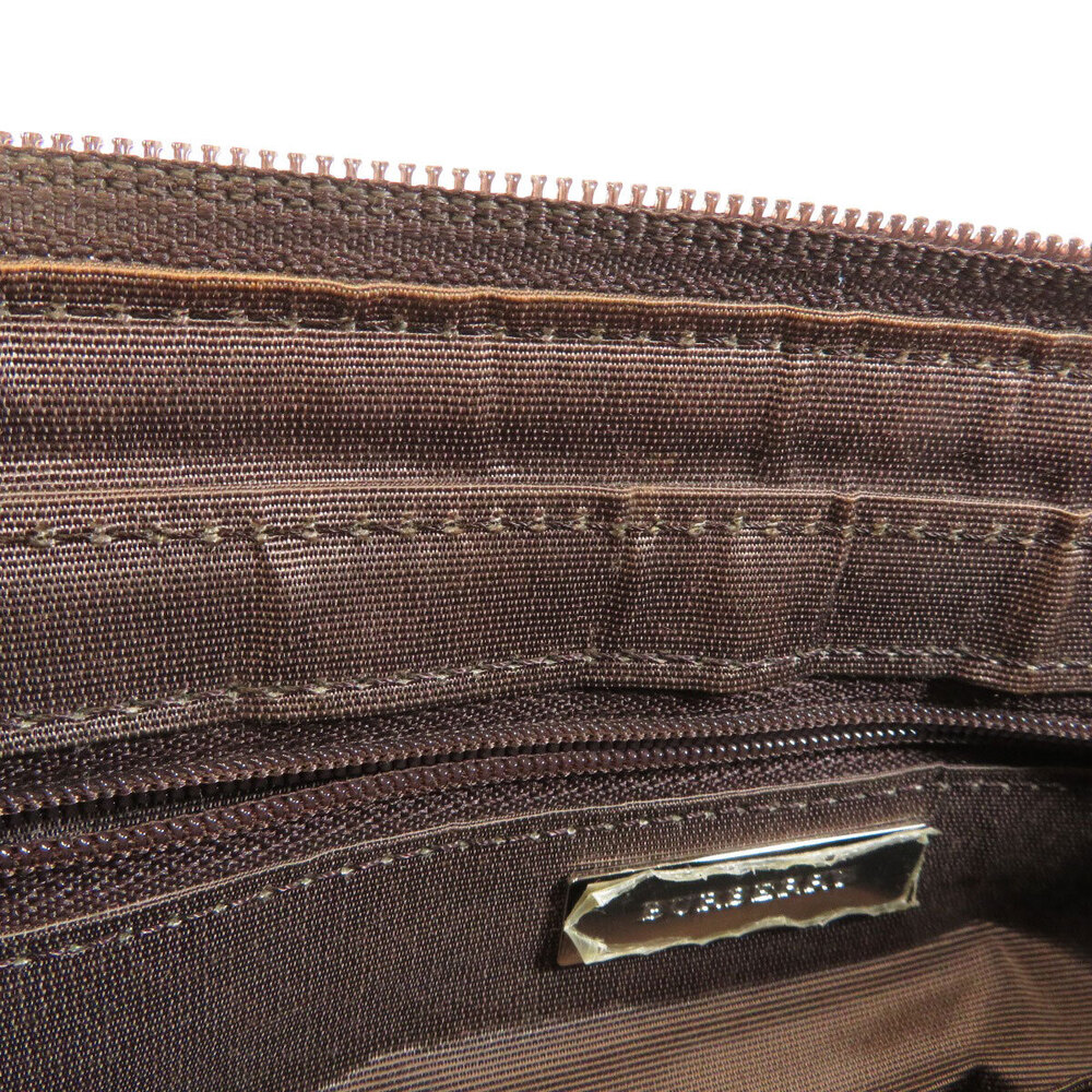 Burberry Nova Check Shoulder Bag Canvas Leather - Picture 7 of 11